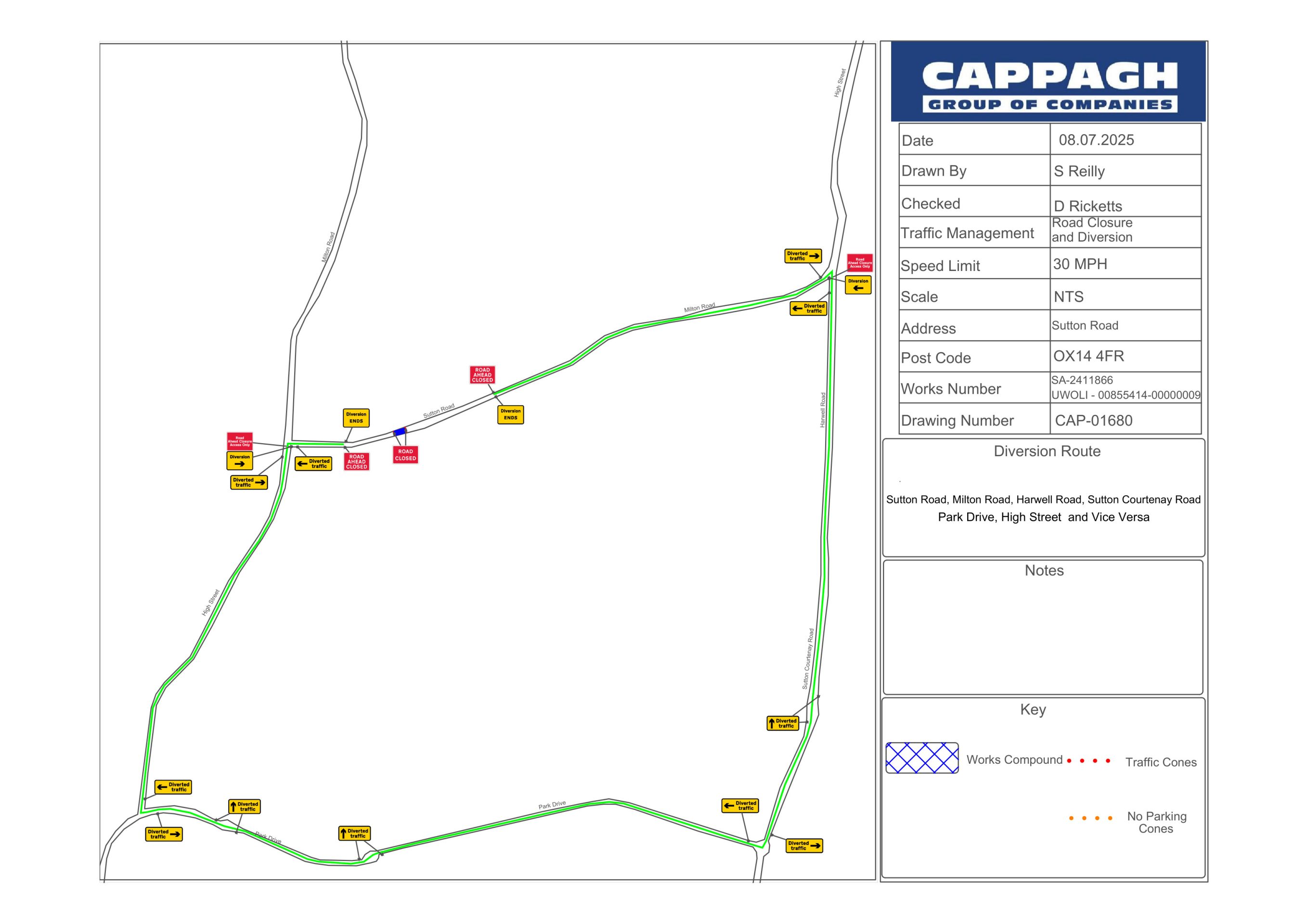 Sutton Road Map